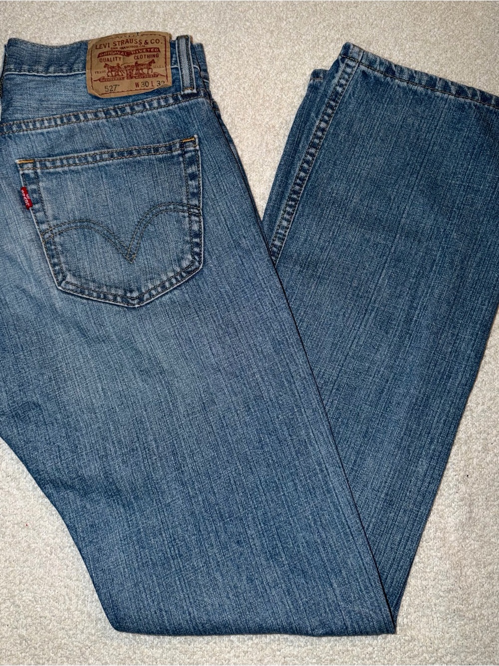 Levi's 527 30x32 Classic Blue bootcut Jeans